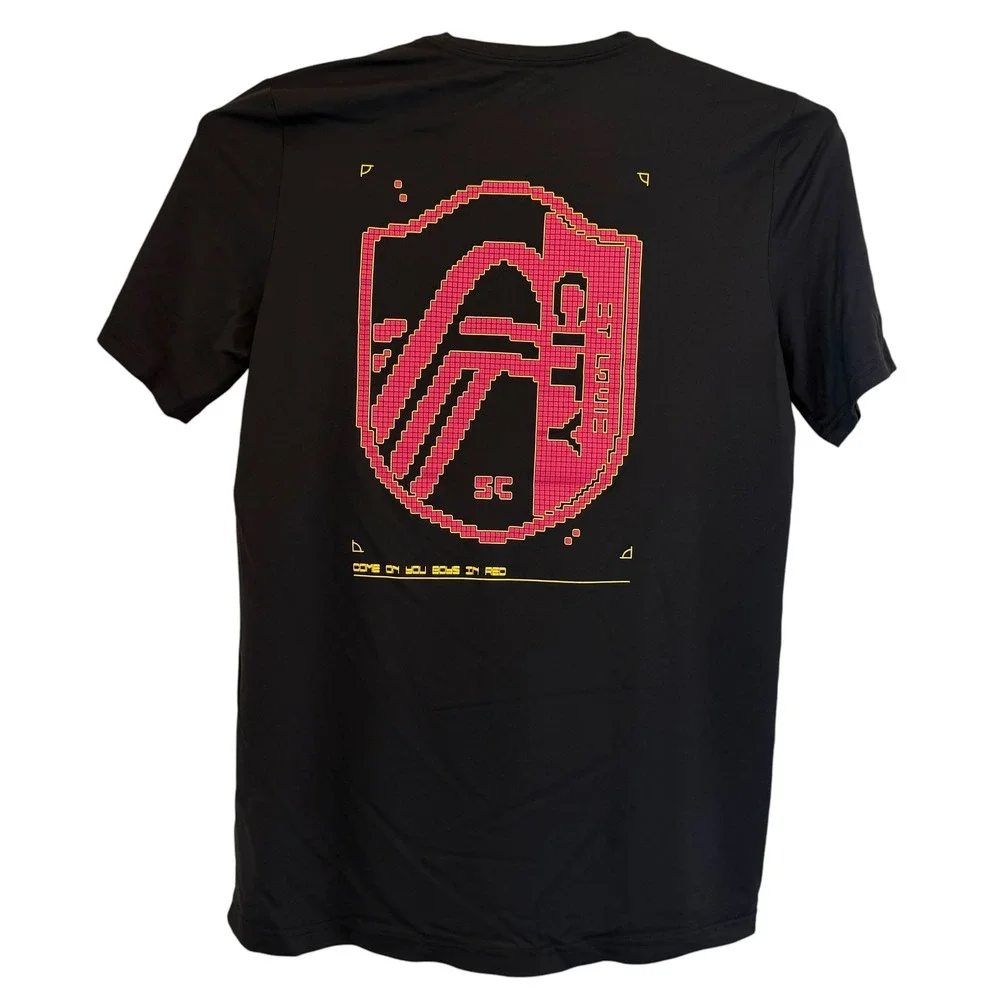 Adidas St Louis City SC Pregame Soccer Shirt Black Medium NEW Anthem AEROREADY